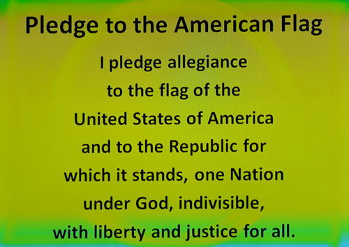 Pledge of Allegiance